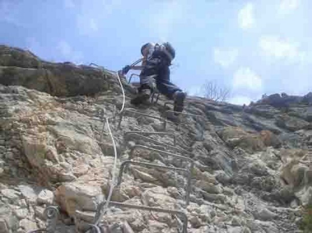 Ferrata Crocetta Soprana 1320m