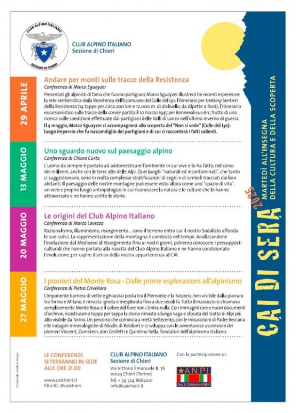 Programma serate: 